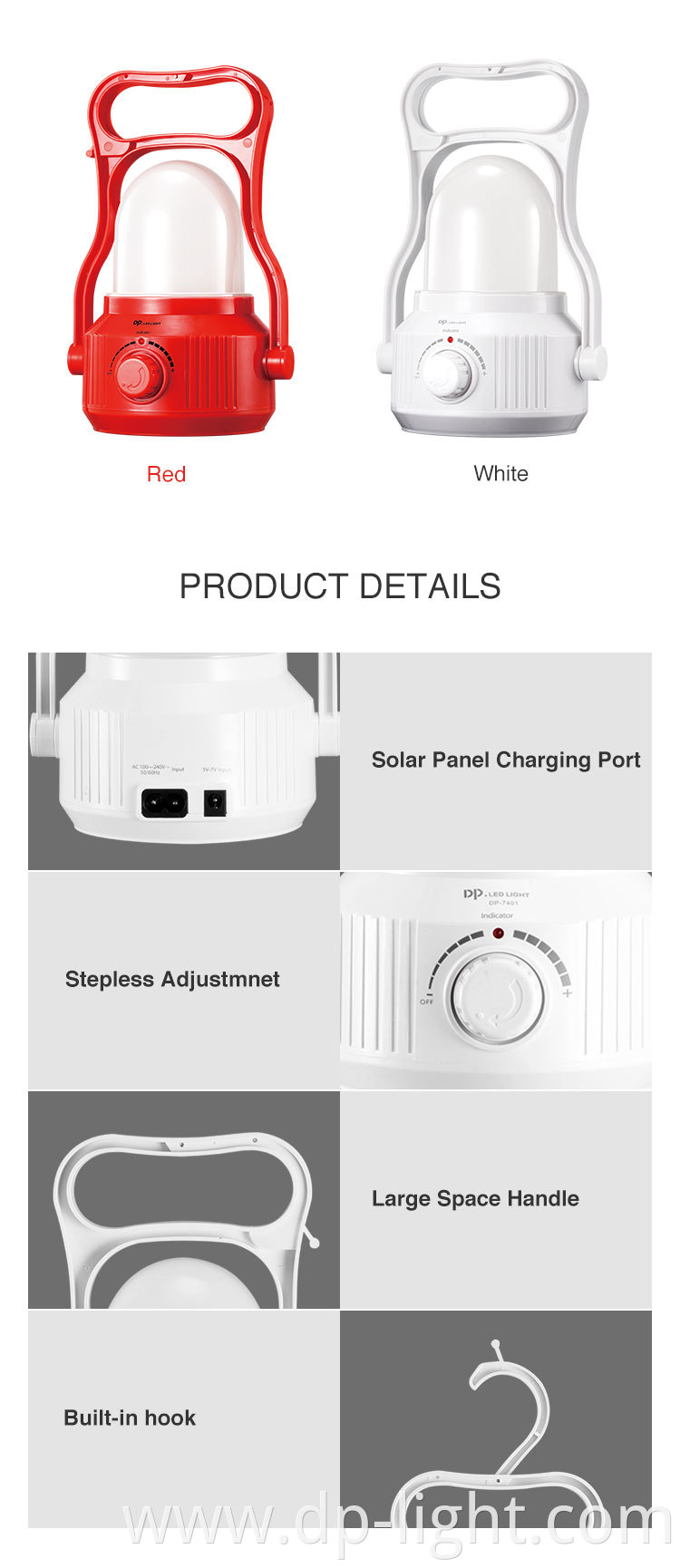 Outdoor Solar Camping Lighting